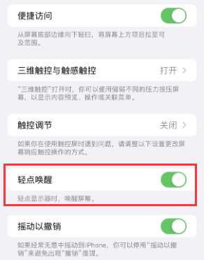 连州苹果授权维修站分享iPhone轻点无法唤醒怎么办 