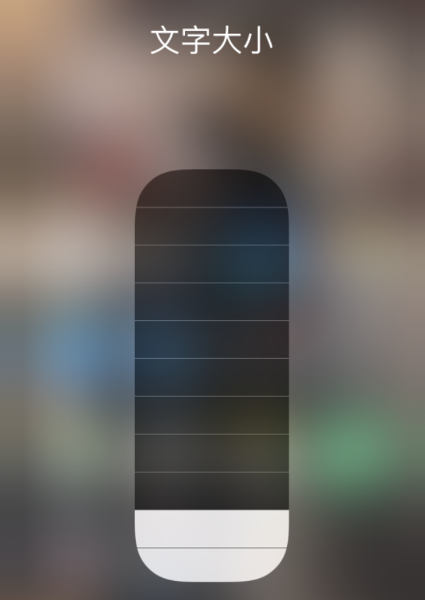 连州苹果手机维修分享小技巧：在 iPhone 控制中心快速调节字体大小 